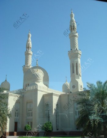 阿拉伯清真寺外景图片