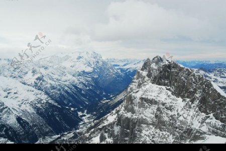 瑞士盧森鐵力士山图片