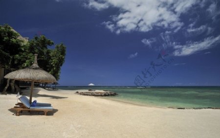 毛里求斯沙滩休闲椅图片