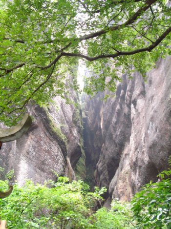 丹霞山峡谷图片