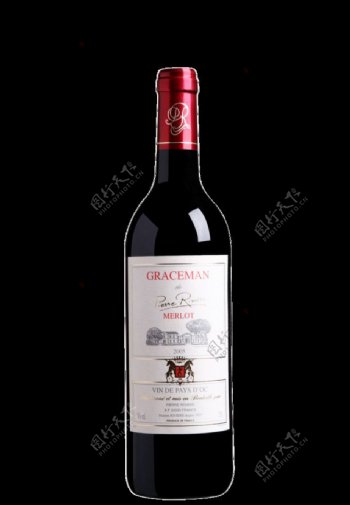 梅洛干红葡萄酒图片