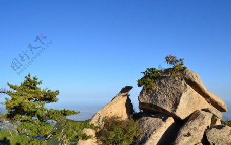 华山石头峰高清照图片