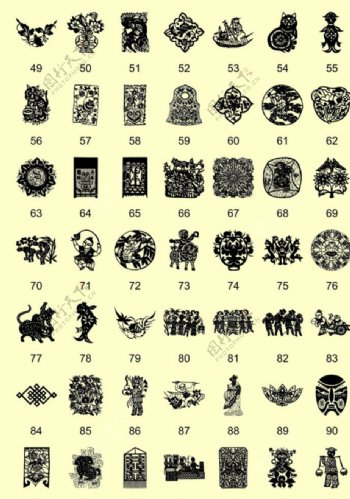 中国传统图案矢量素材大全图片