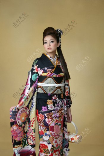日本和服展示图片