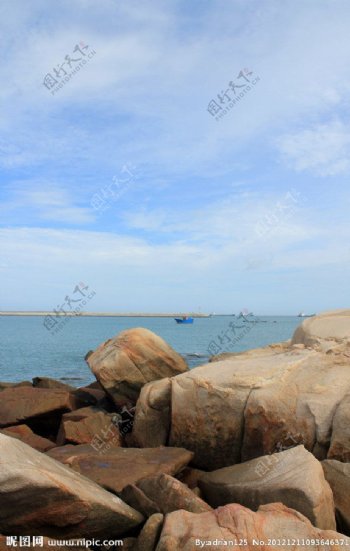 平潭岛金坤渡假村礁石图片