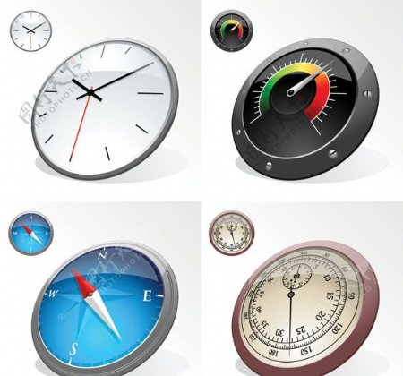 钟表指南针速度器图片