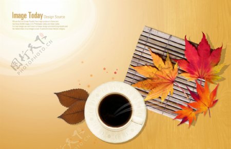 咖啡枫叶秋之物语图片