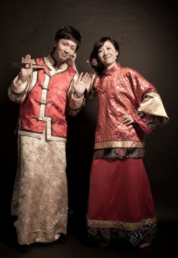 中式婚礼照片图片