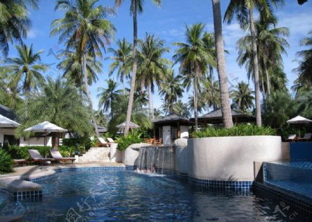 泰国酒店风景图片
