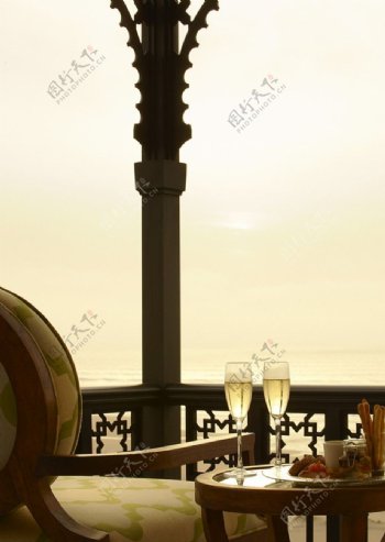摩洛哥酒店阳台图片