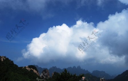 黄山之一大朵云图片