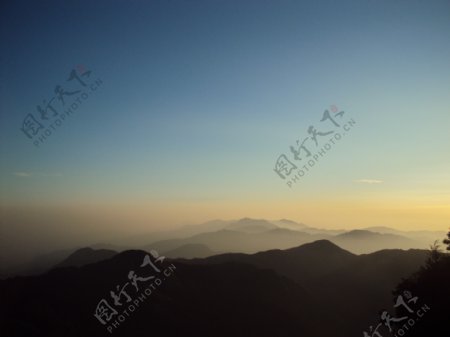 衡山山脉图片