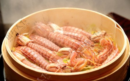 蒸菜虾图片