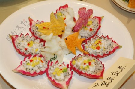 餐饮美食密果鱼米图片