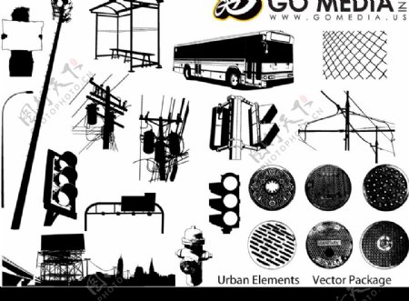 GoMedia出品城市公共设施图片