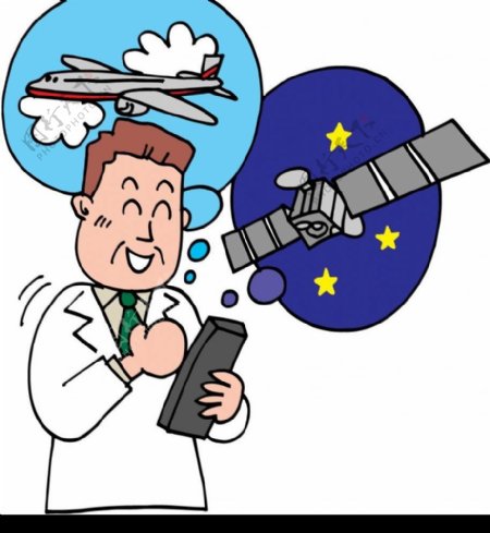 航天科技漫画图片