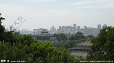武汉大学俯瞰图片