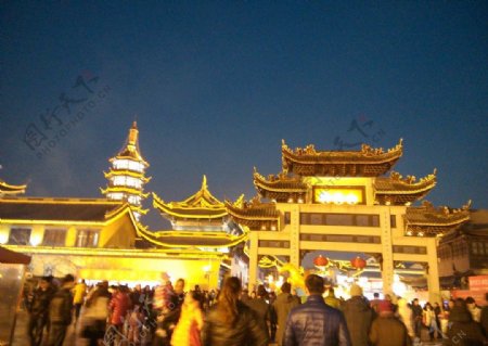 无锡南禅寺正月十五夜图片