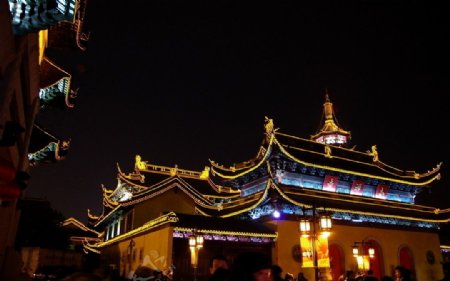 南禅寺夜景图片