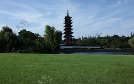 上海松江方塔图片