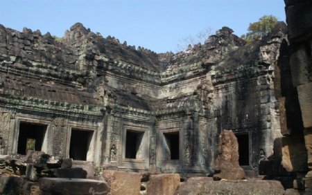 柬埔寨吴哥窟景色图片