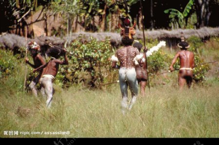 非洲原始部落图片