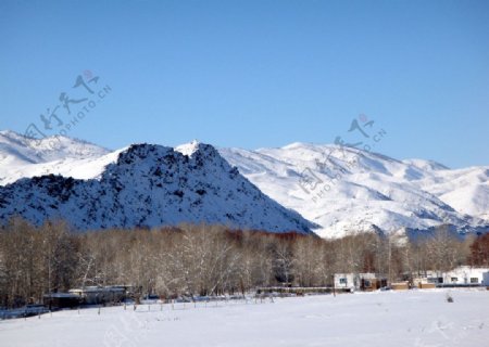 拉斯特鄉冬景图片