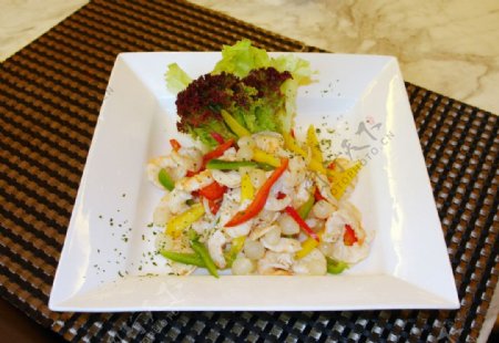 派西亚大虾沙律图片