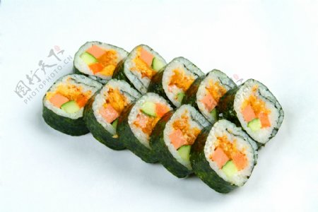 蟹黄寿司图片