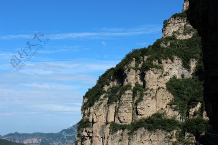 晴空峰峦图片