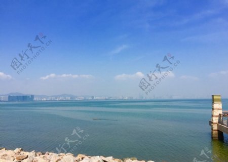 深圳湾海景图片