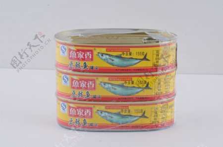 鱼家香豆豉鱼罐头图片