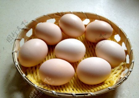 鸡蛋篮子图片