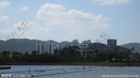 住宅远景图片