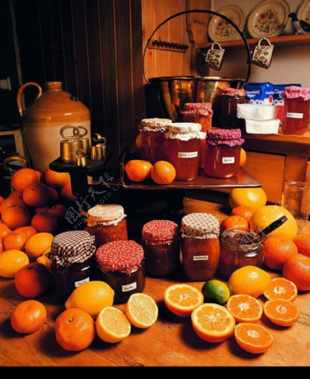 橙子陶罐图片
