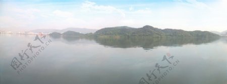 磁湖团城山全景图图片