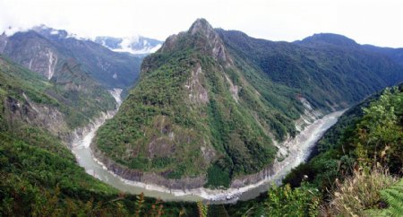 雅鲁藏布江大河湾图片