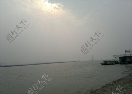 汉江河风景图片