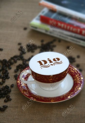 迪欧花式咖啡图片