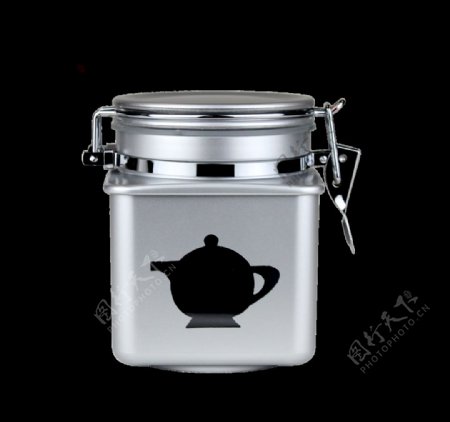 茶叶罐金属容器图片