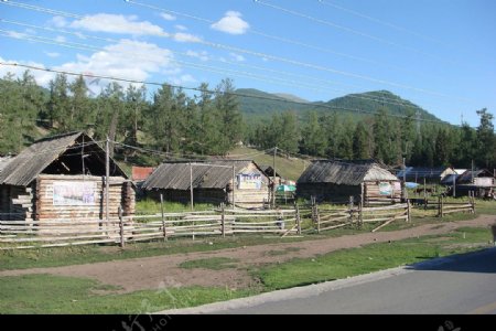 新疆图瓦人村落图片
