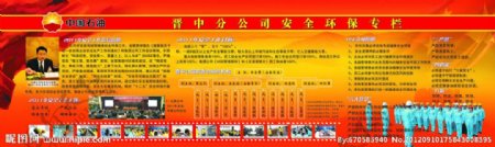 中国石油安全环保专栏展板图片