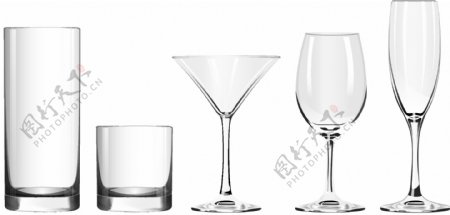 水杯玻璃制品酒杯高脚杯图片