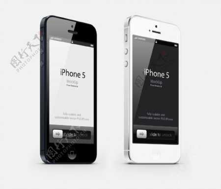 苹果5iphone5PSD素材图片