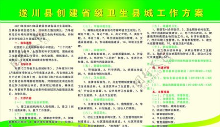 遂川县创建省级卫生县城工作方案图片