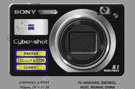 SONY相机DSCW150图片