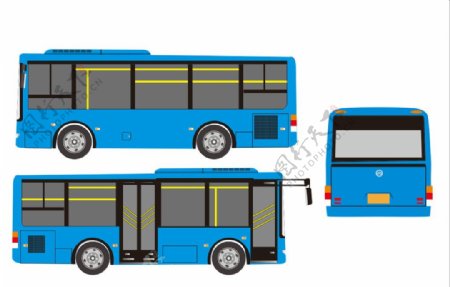 公交车模型图片