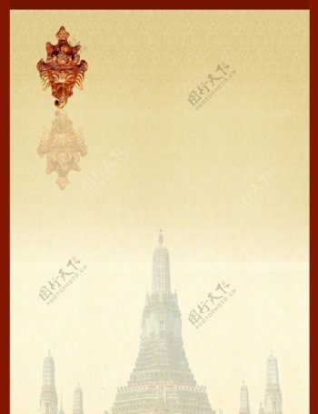 泰式大象画册封面图片