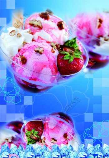 冰淇淋PSD图片