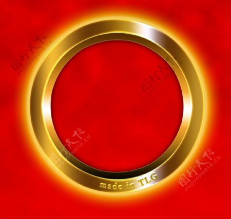 指环王黄金立体图片